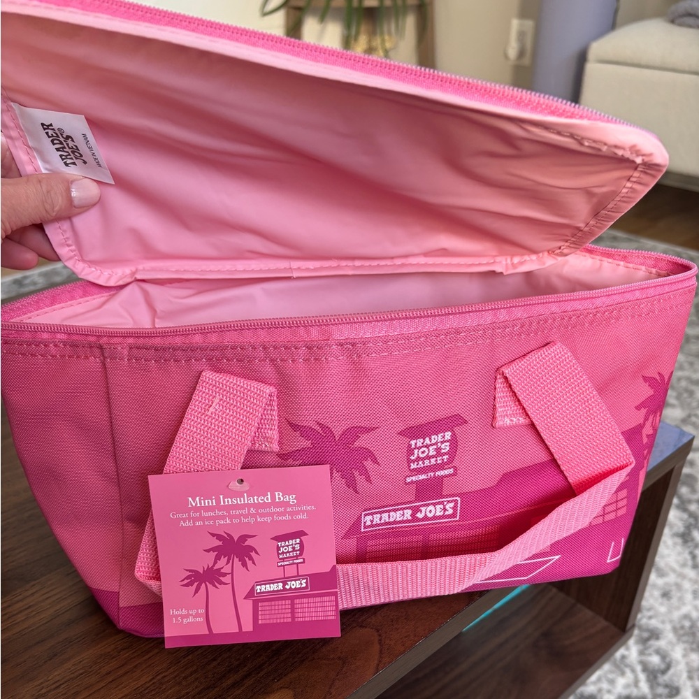 Trader Joe's Pink Mini Insulated Bag